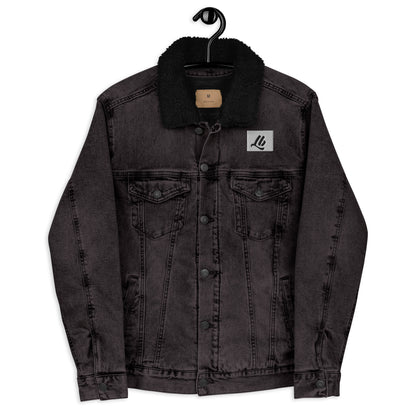 Unisex denim sherpa jacket