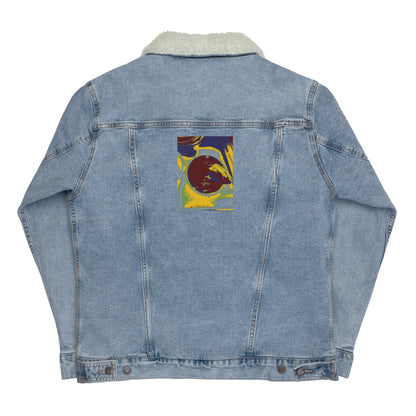 Unisex denim sherpa jacket