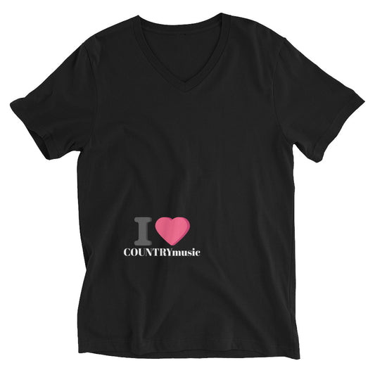 Unisex Short Sleeve V-Neck T-Shirt