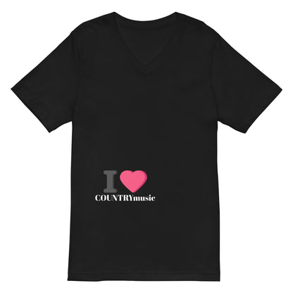 Unisex Short Sleeve V-Neck T-Shirt