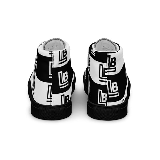 Women’s high top canvas shoes