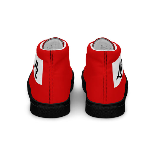 Women’s high top canvas shoes