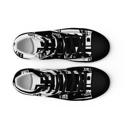 Women’s high top canvas shoes