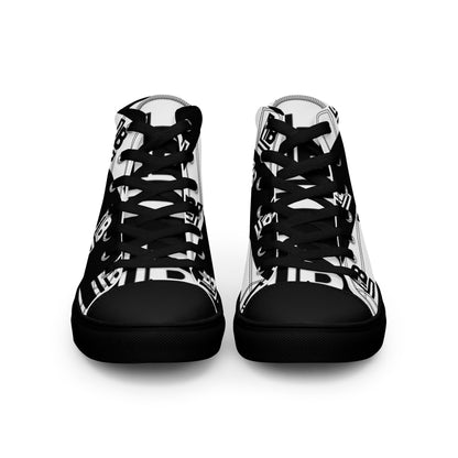 Women’s high top canvas shoes