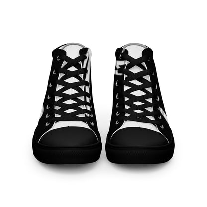 Women’s high top canvas shoes