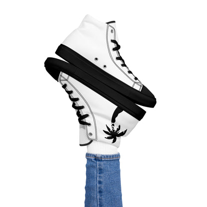 Women’s high top canvas shoes