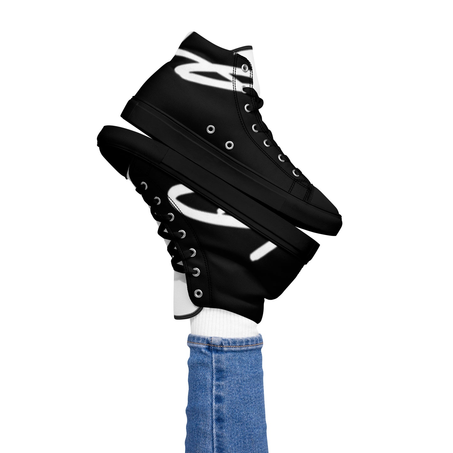 Women’s high top canvas shoes