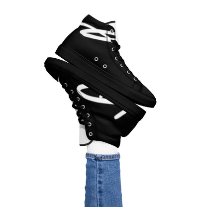 Women’s high top canvas shoes