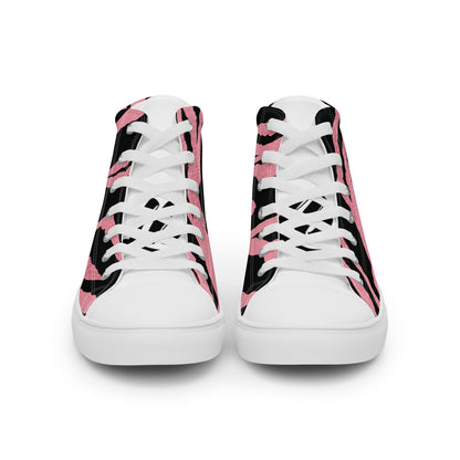 Women’s high top canvas shoes