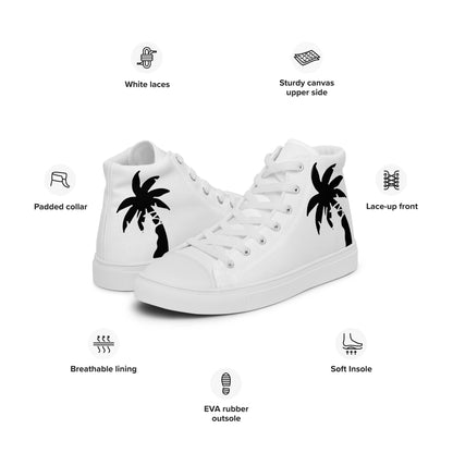 Women’s high top canvas shoes