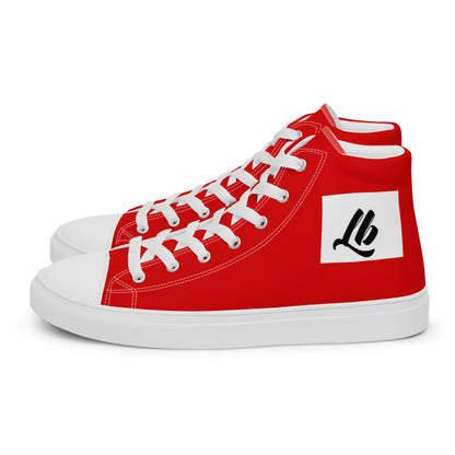 Women’s high top canvas shoes