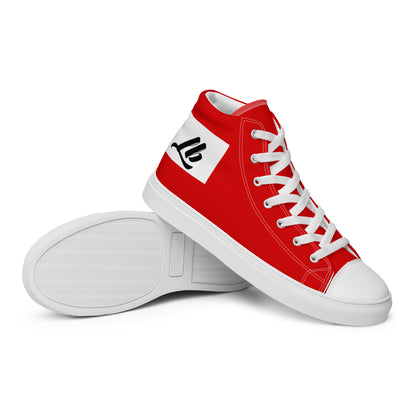 Women’s high top canvas shoes