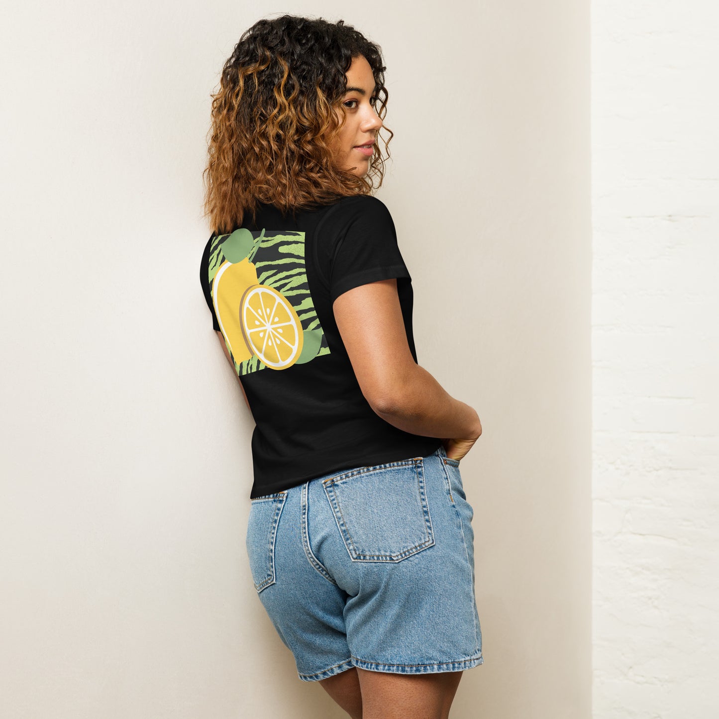 Women’s high-waisted t-shirt