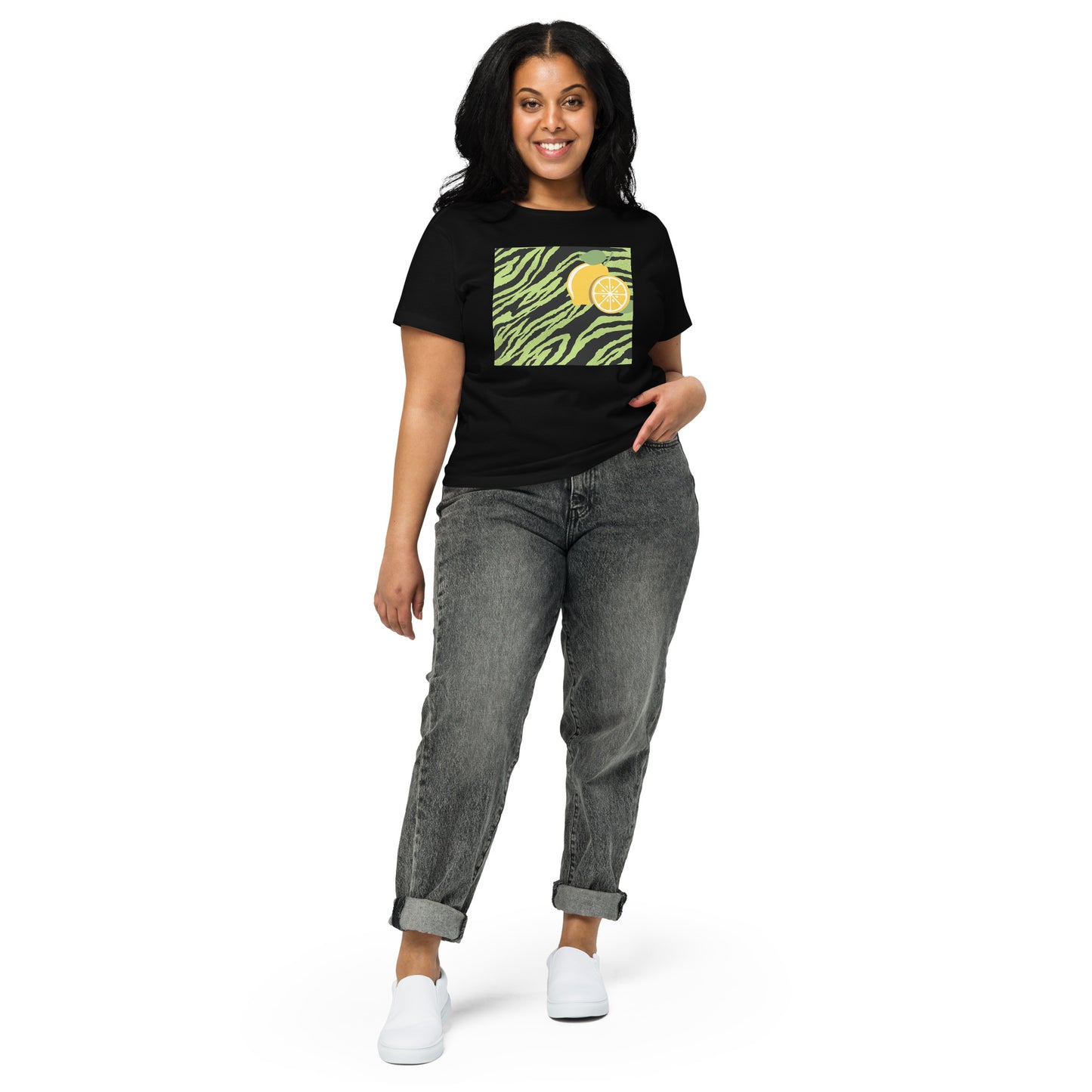 Women’s high-waisted t-shirt