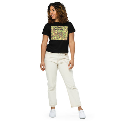 Feelings not flightsWomen’s high-waisted t-shirt