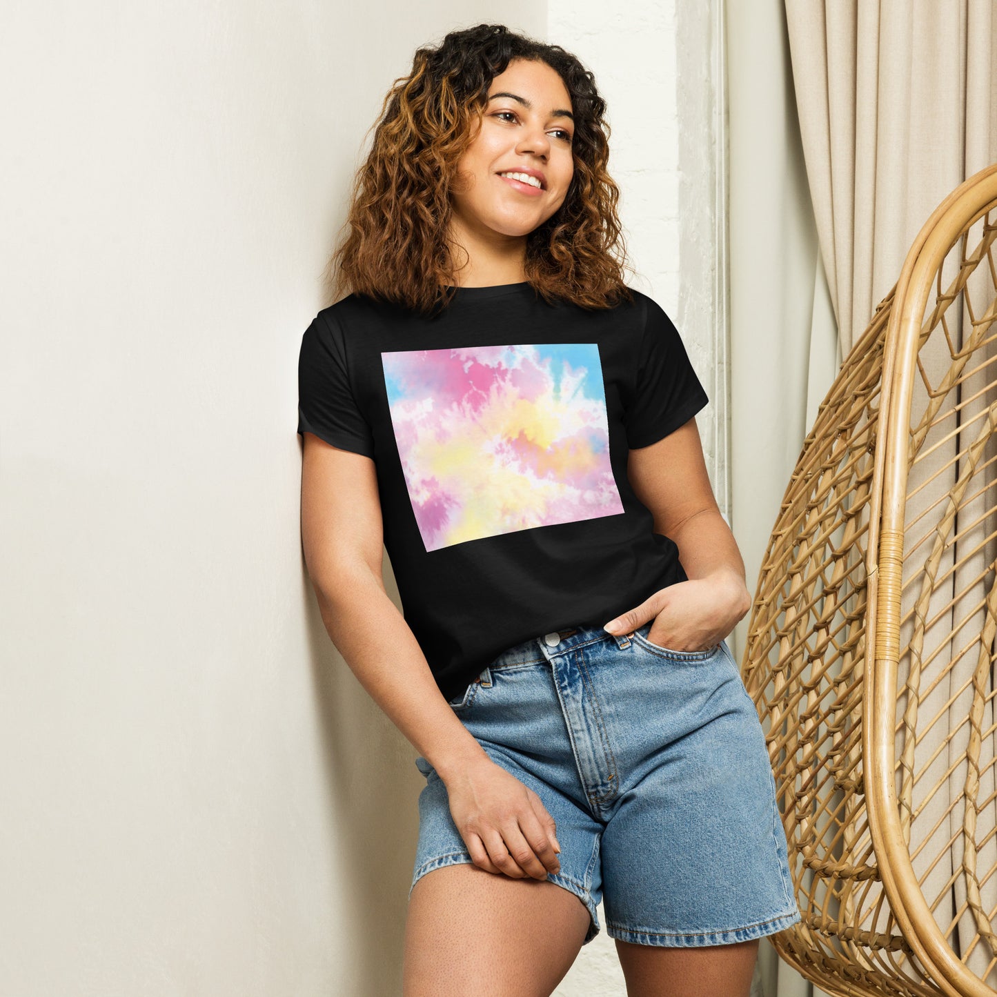 Women’s high-waisted t-shirt