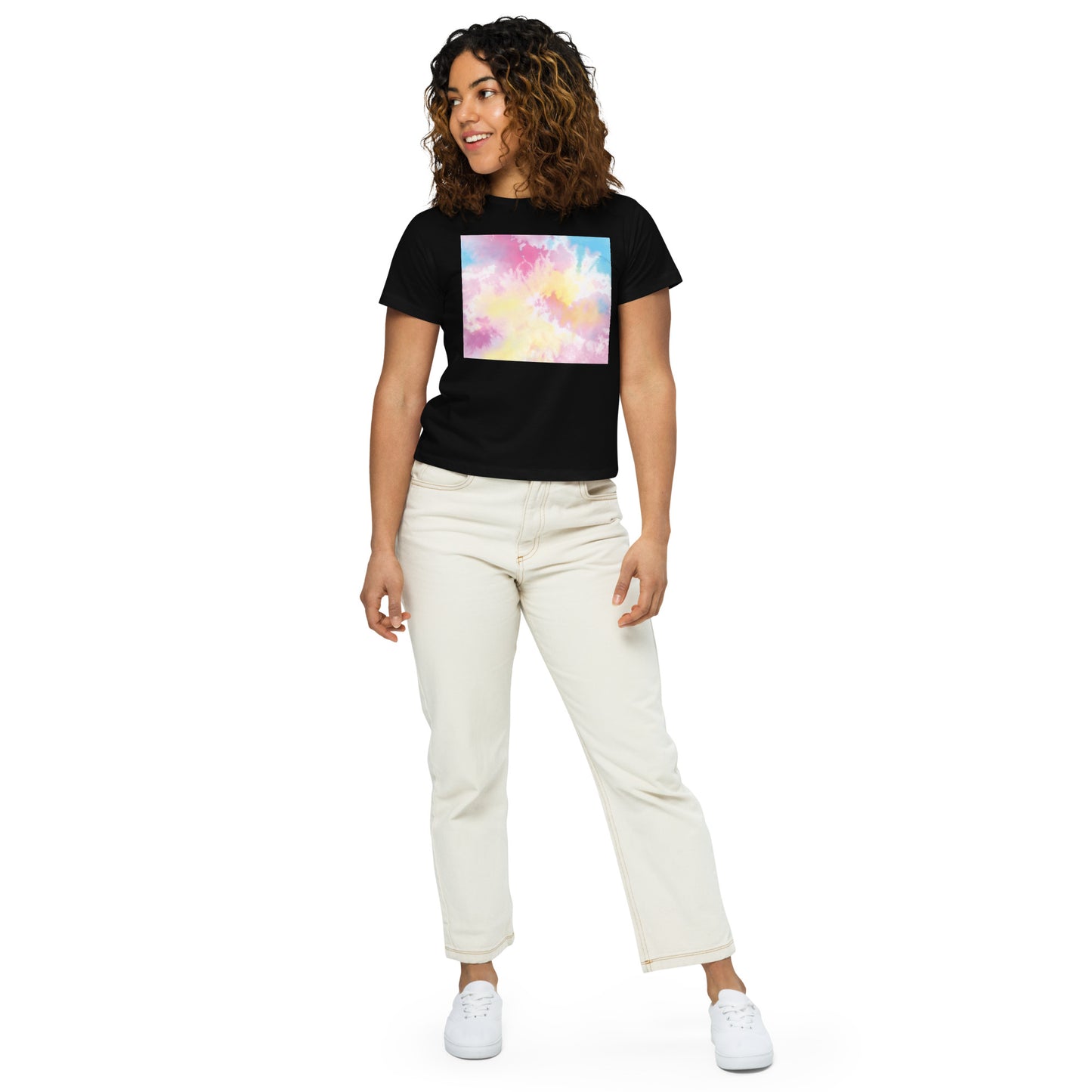 Women’s high-waisted t-shirt