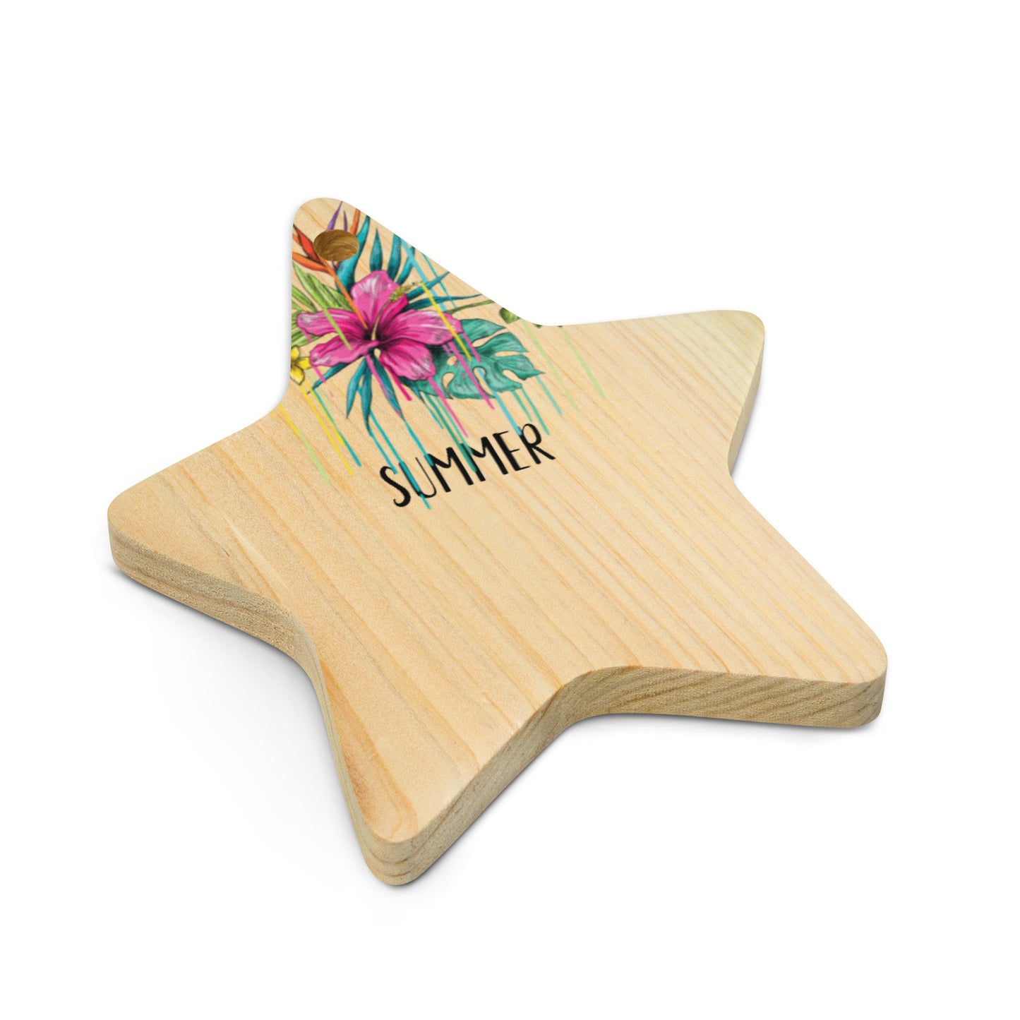Wooden ornaments summer
