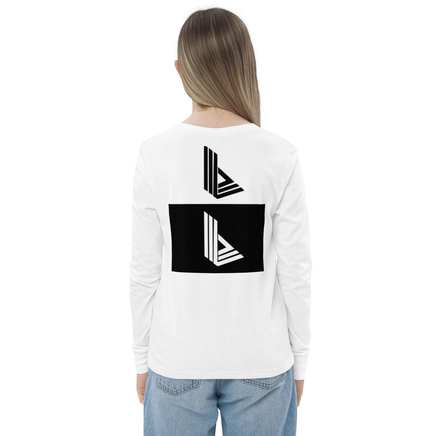 Youth long sleeve tee exc l design