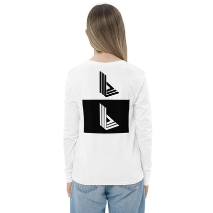 Youth long sleeve tee exc l design