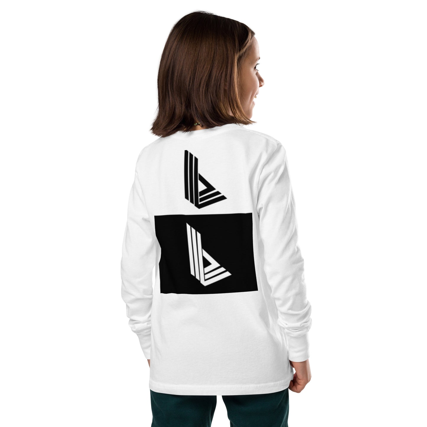 Youth long sleeve tee exc l design