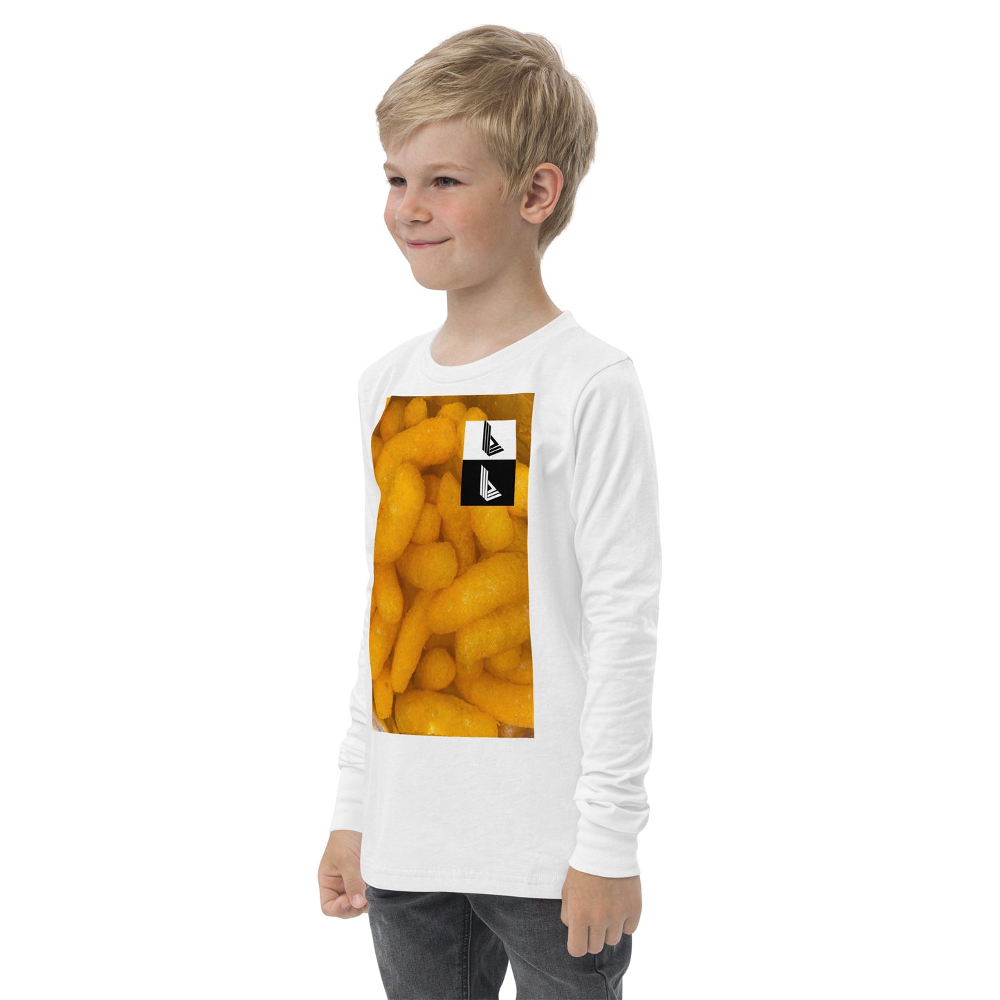 Youth long sleeve tee exc l design