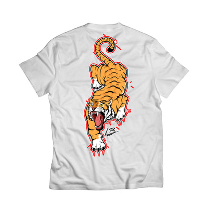 Tiger tee in White