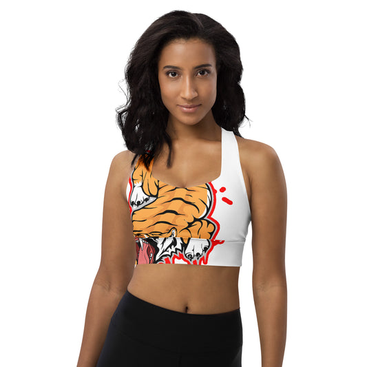 Longline sports bra