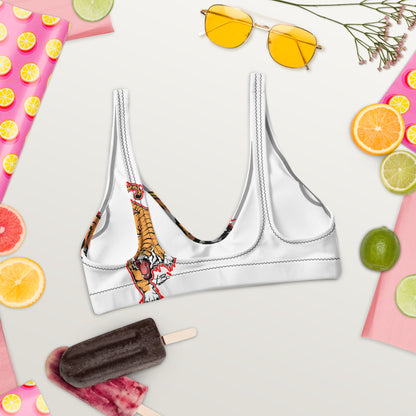 Recycled padded bikini top