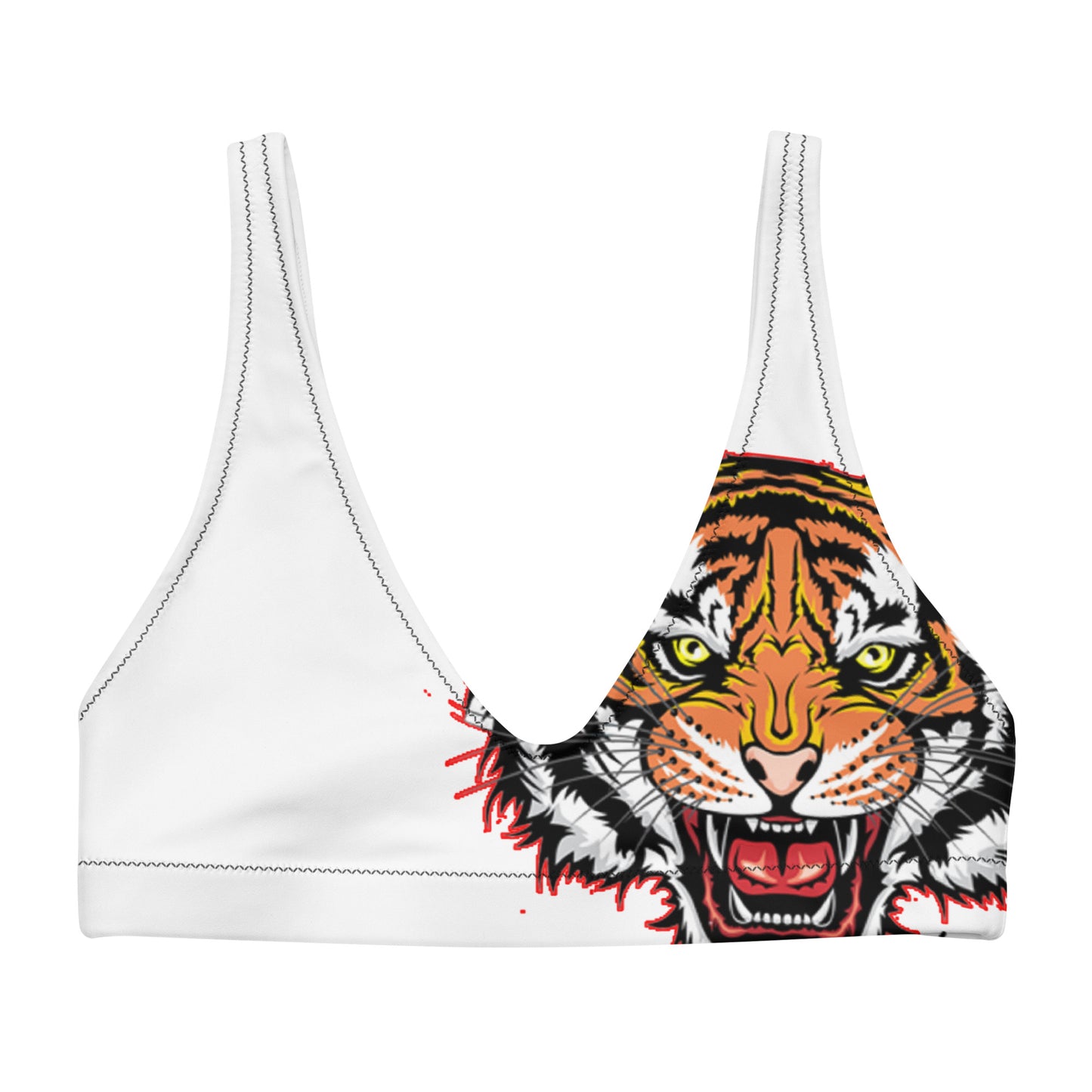 Recycled padded bikini top