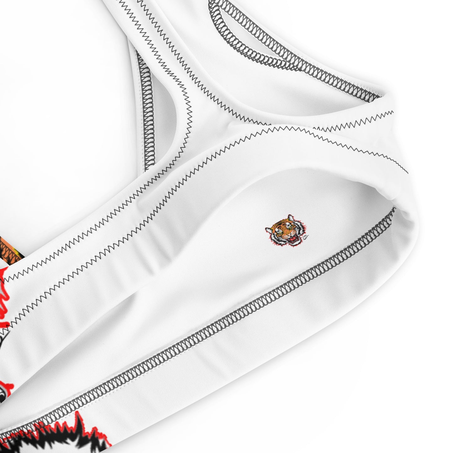 Recycled padded bikini top