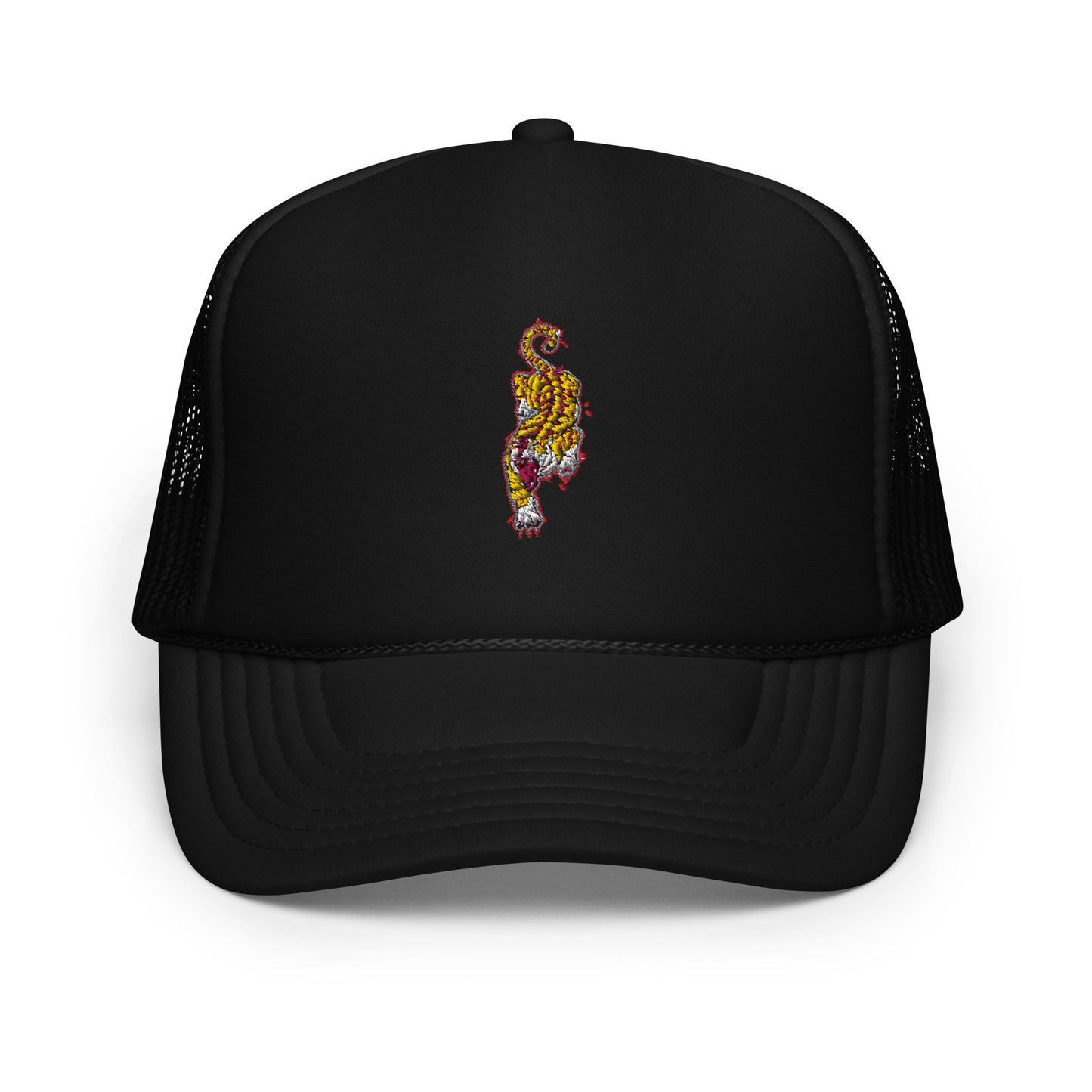 Foam trucker hat tiger 1