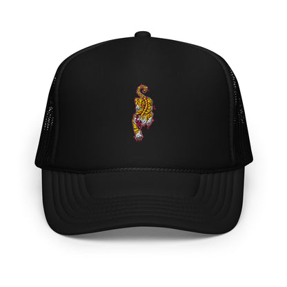 Foam trucker hat tiger 1