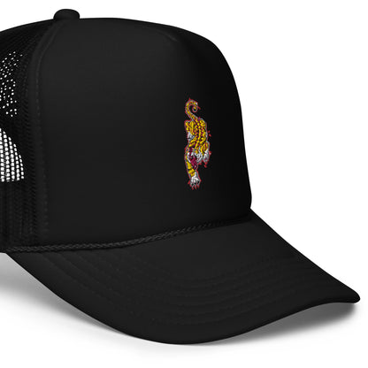 Foam trucker hat tiger 1