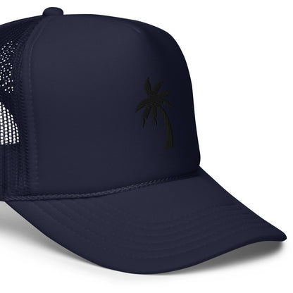 Foam trucker hat palm tree