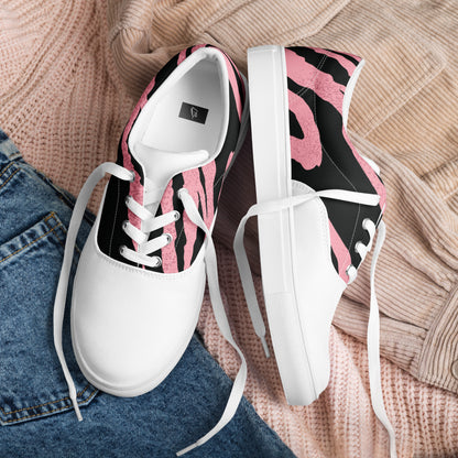 Men’s lace-up canvas shoes