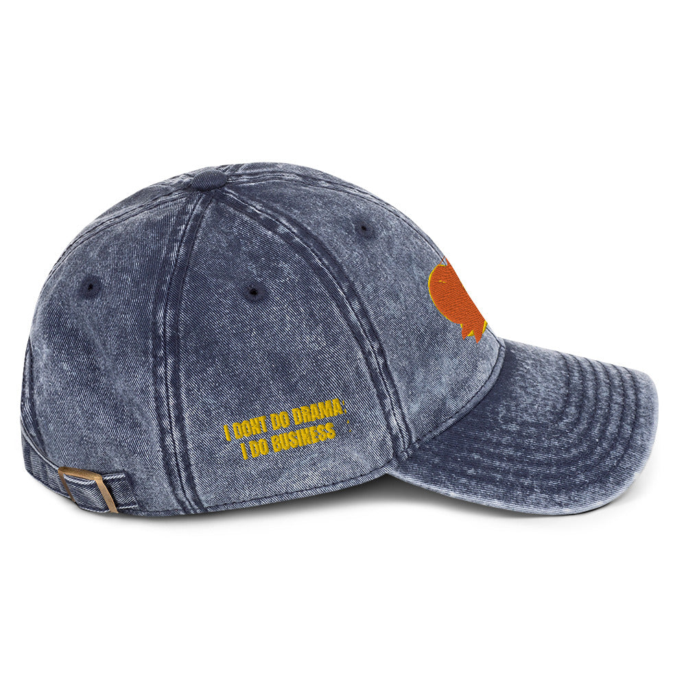 Vintage Cotton Twill Cap PEACH