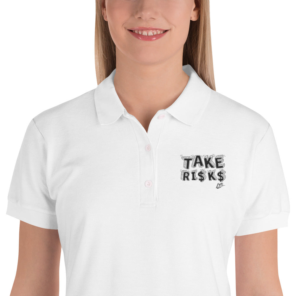 Embroidered Women's Polo Shirt