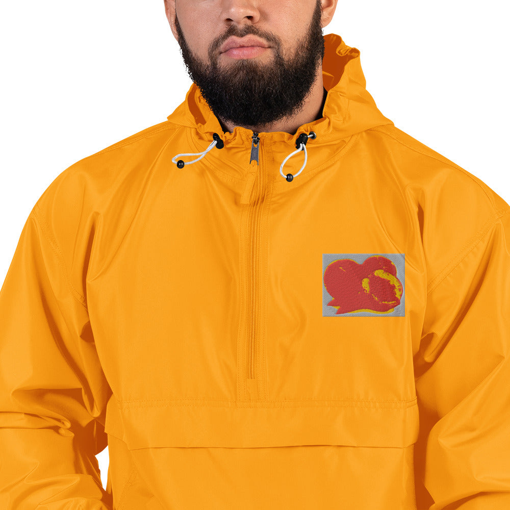 Lorenzobanks x PEACHH Embroidered Champion Packable Jacketon sale every Xmas