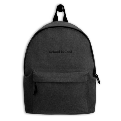 Embroidered Backpack cool school