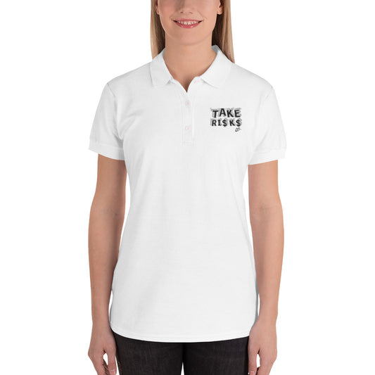 Embroidered Women's Polo Shirt