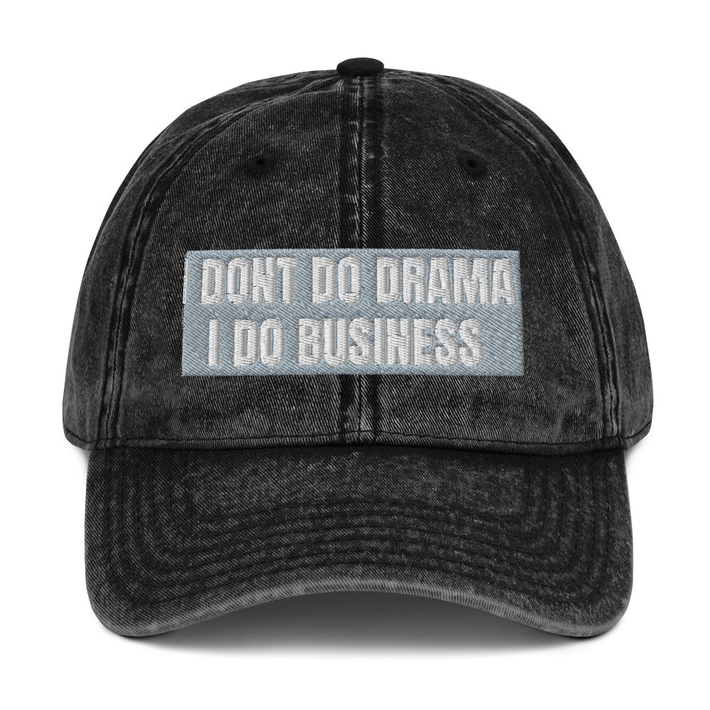 Vintage Cotton Twill Cap