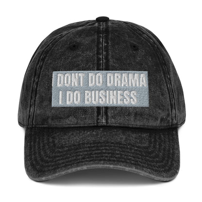 Vintage Cotton Twill Cap