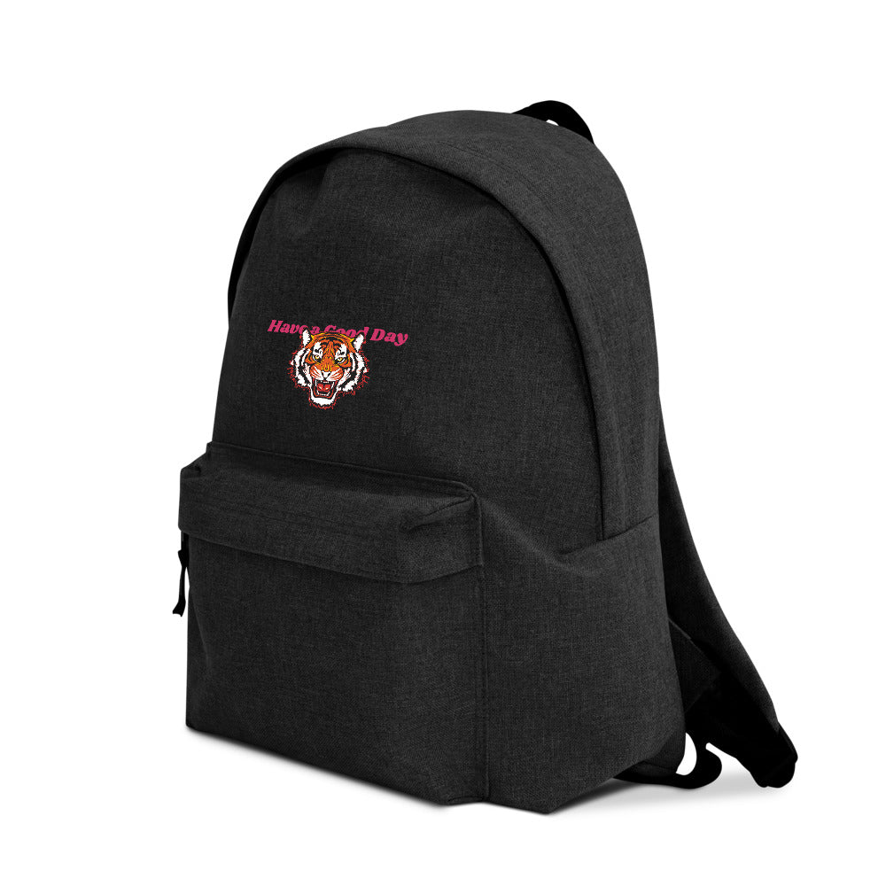 Embroidered Backpack