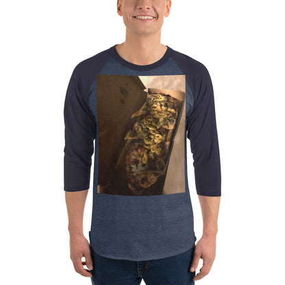3/4 sleeve raglan shirt