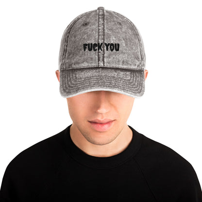 Vintage Cotton Twill Cap