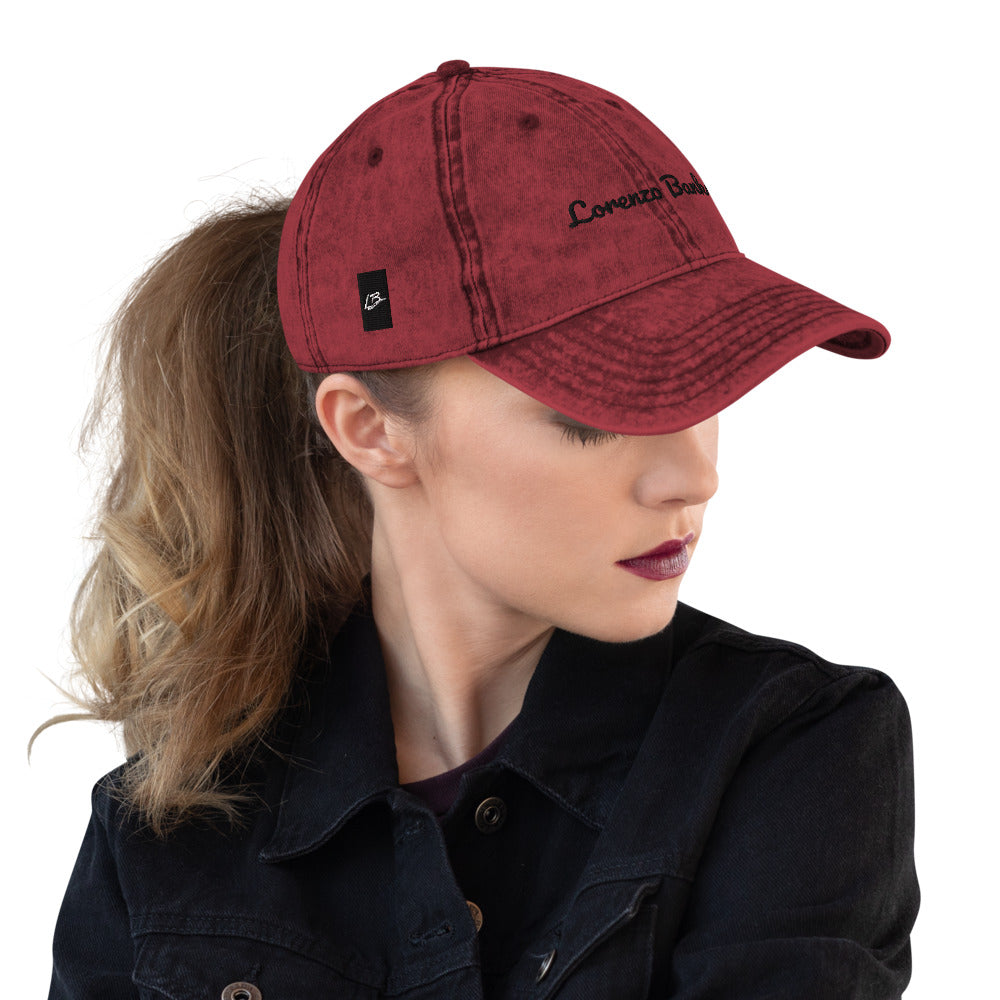 Vintage Cotton Twill Cap lorenzobanks