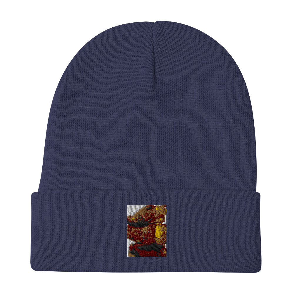 Embroidered Beanie wings food