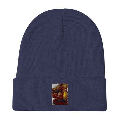 Embroidered Beanie wings food