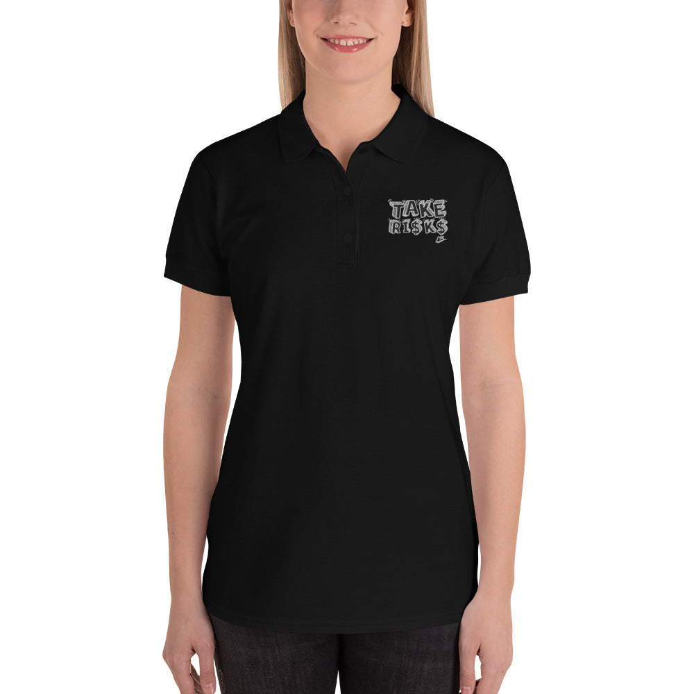 Embroidered Women's Polo Shirt